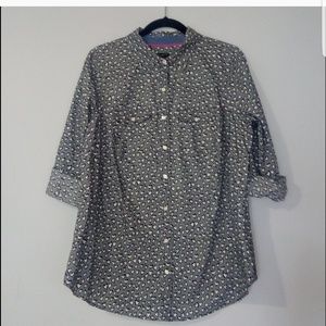 EUC Talbots button down top